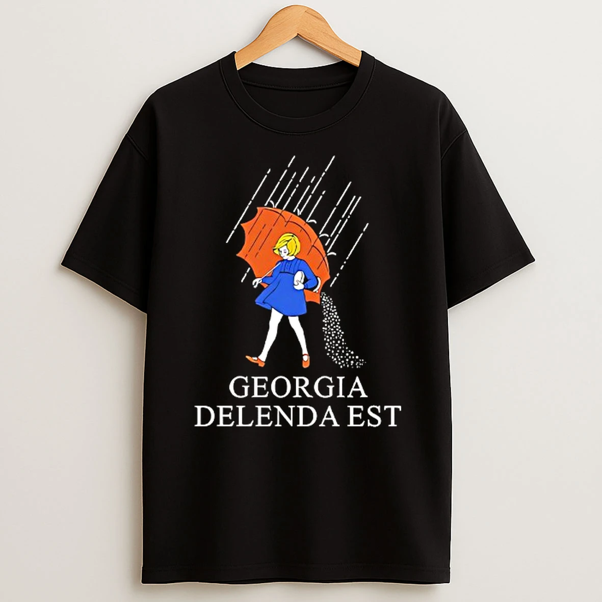 Salty Girl Georgia Delenda Est T Shirt