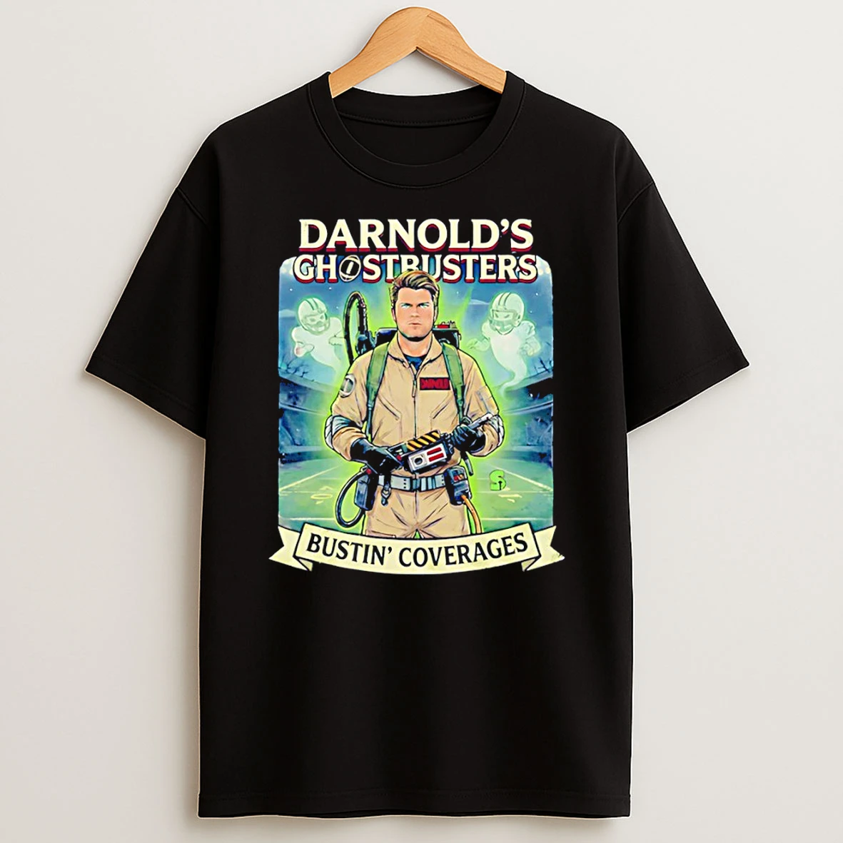 Sam Darnold Ghostbusters Bustin Coverages T Shirt