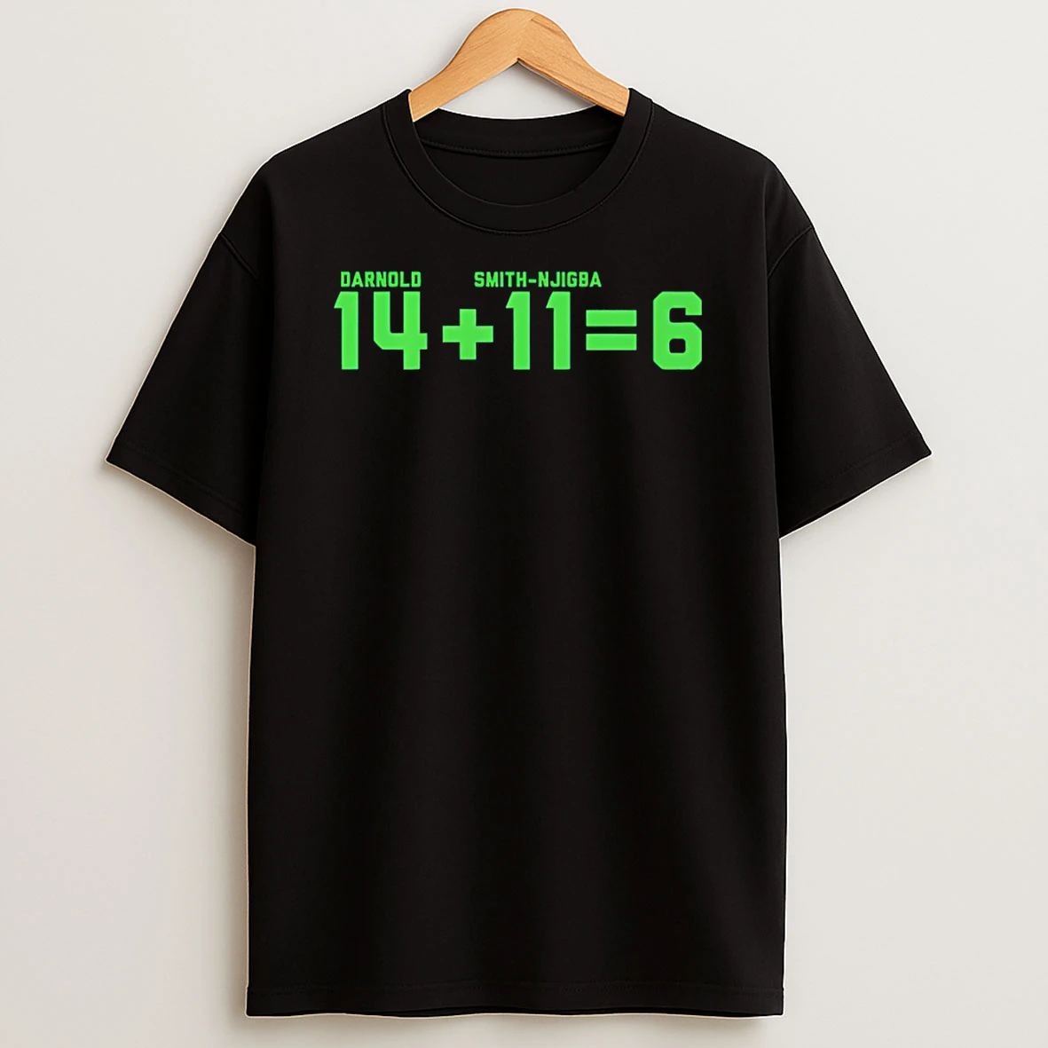 Sam Darnold Jaxon Smith Njigba 14 11 6 Simple Equation Seattle Football T Shirt