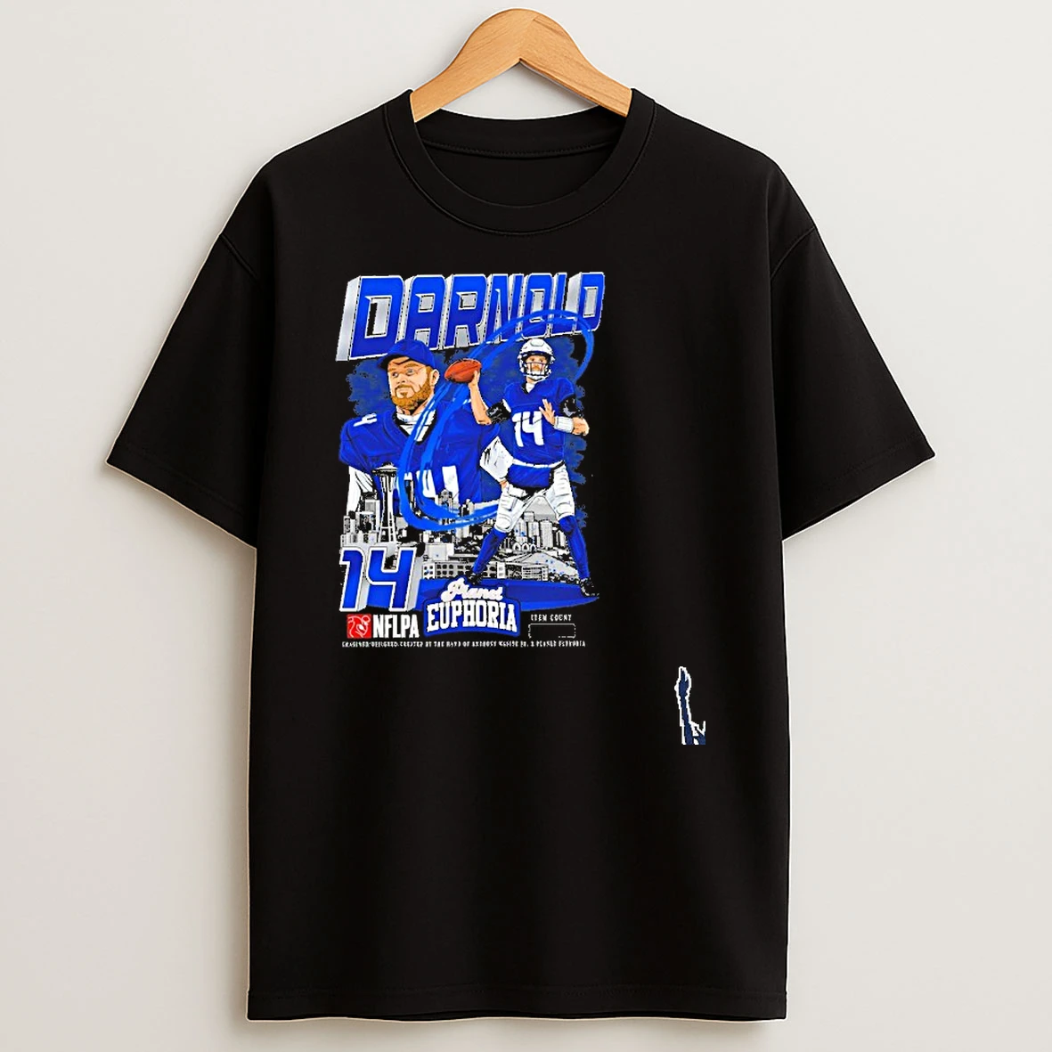 Sam Darnold Seattle Seahawks Nflpa Player T Shirt