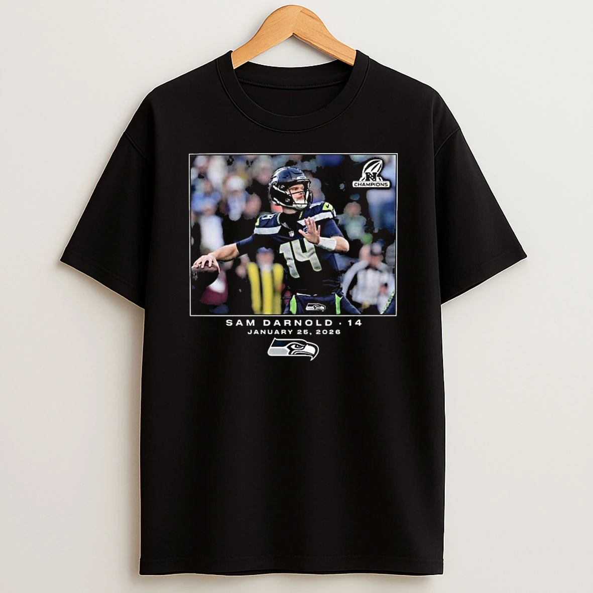 Sam Darnold Seattle Seahawks Nfl Flash Features Week 21 T Shirt