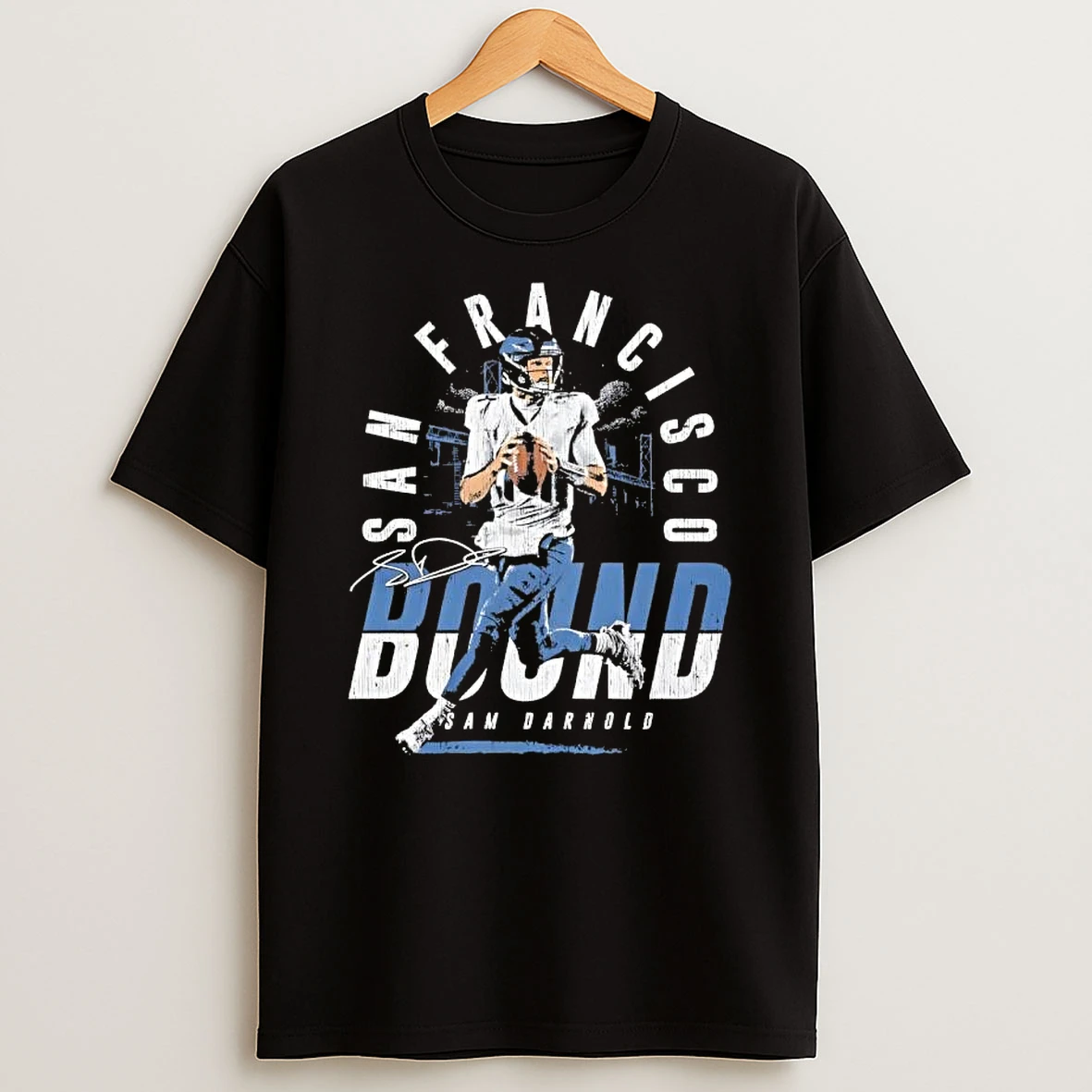 Sam Darnold Seattle Seahawks San Francisco Bound Signature T Shirt