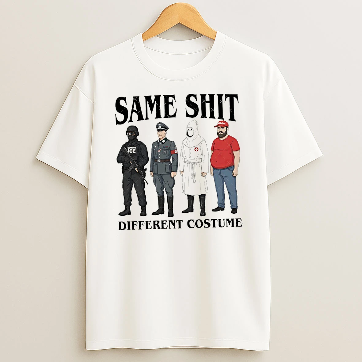 Same Shit Different Hat Abolish Ice Anti Trump T Shirt