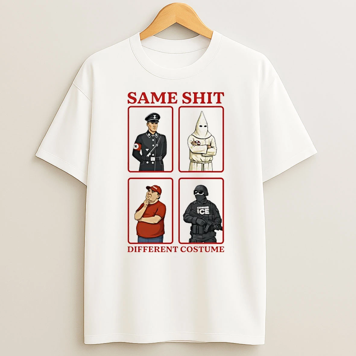 Same Shit Different Costume Anti Coward Ice T Shirt