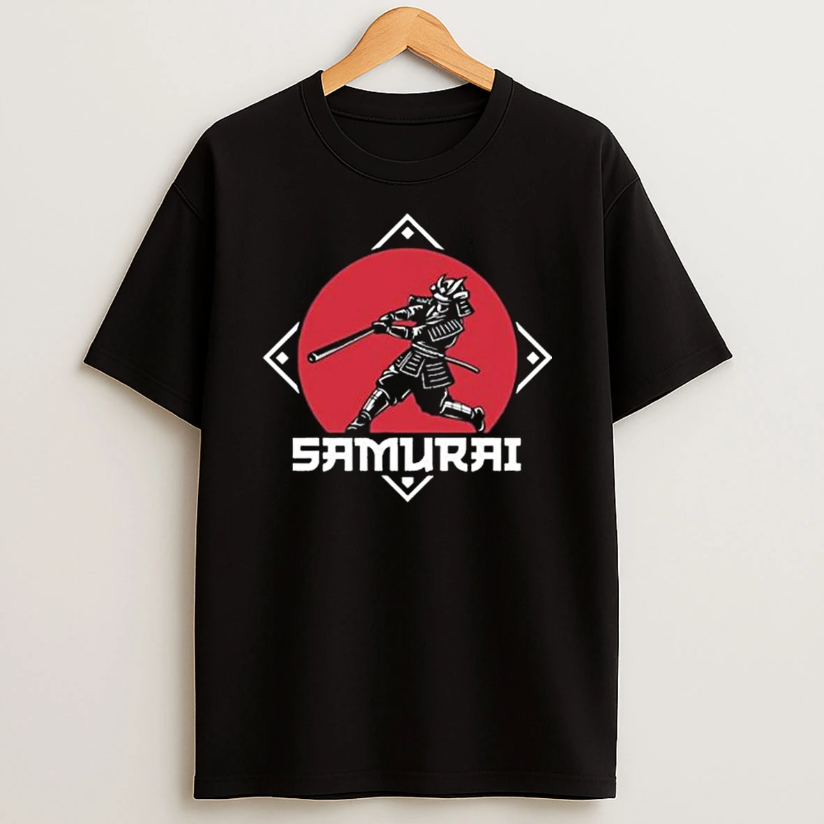 Samurai Hitter Baseball T Shirt