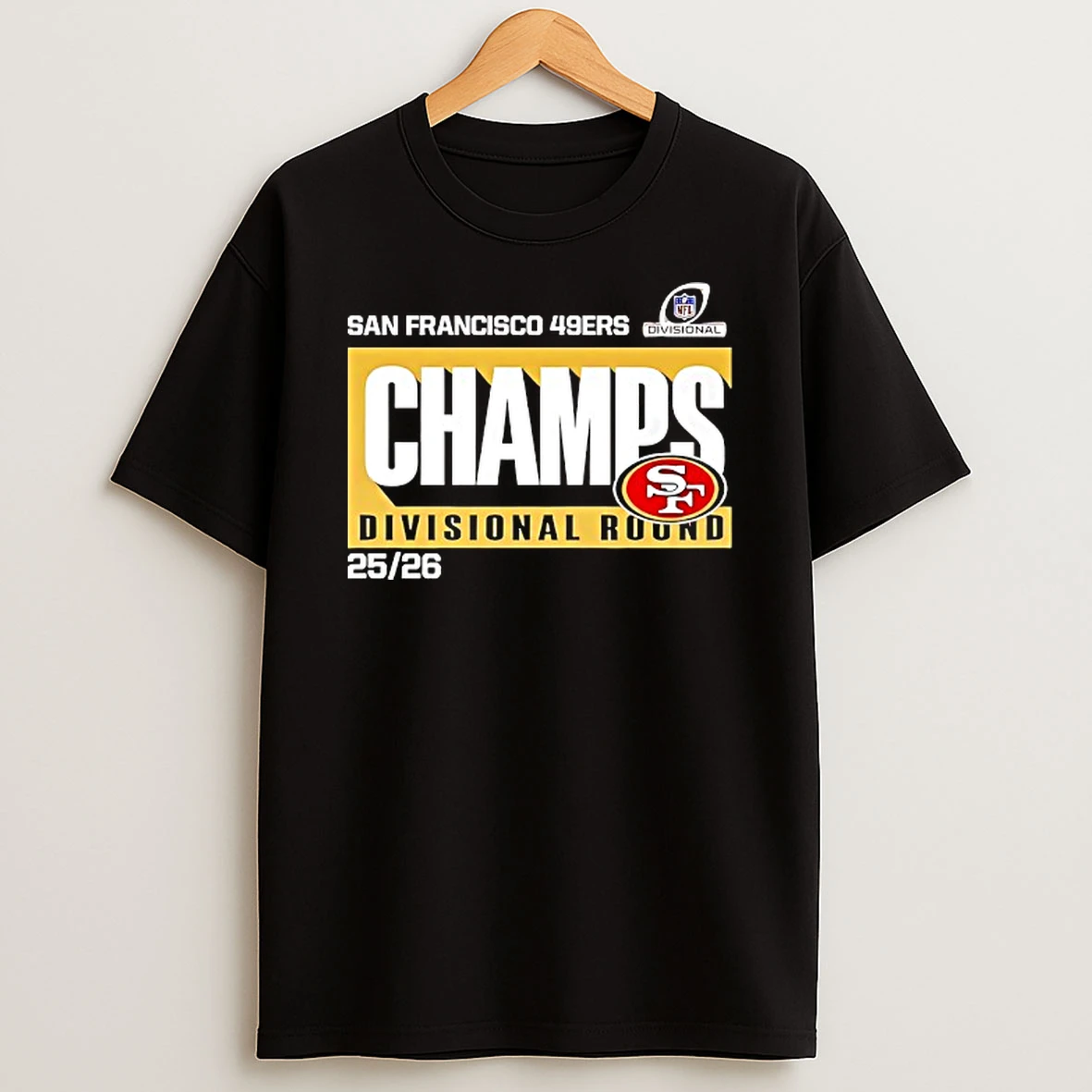 San Francisco 49ers 2025 2026 Nfc Divisional Round Champions T Shirt