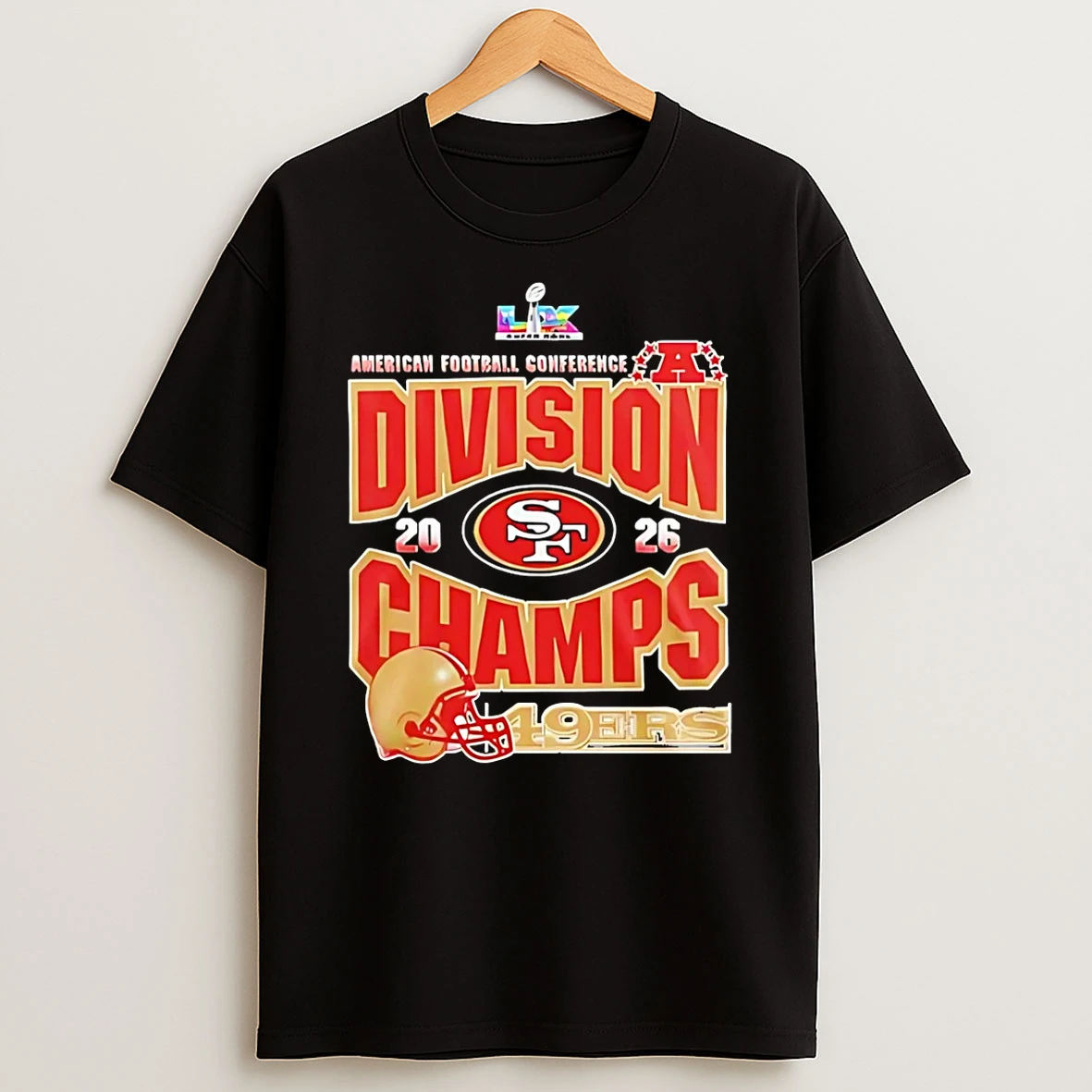San Francisco 49ers 2026 Afc Division Champions Lock Room T Shirt