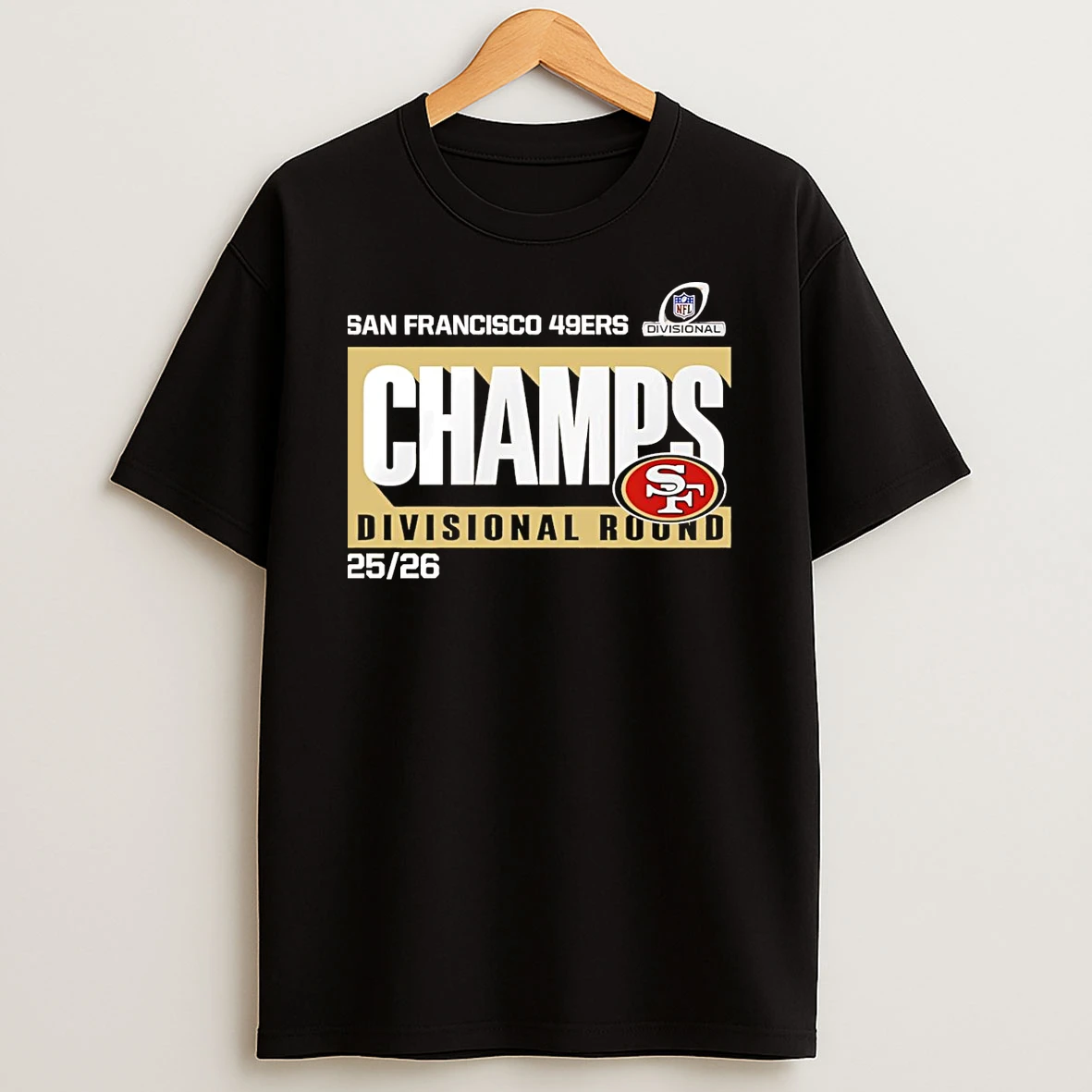 San Francisco 49ers Nfc Divisional Round Champions 2026 T Shirt