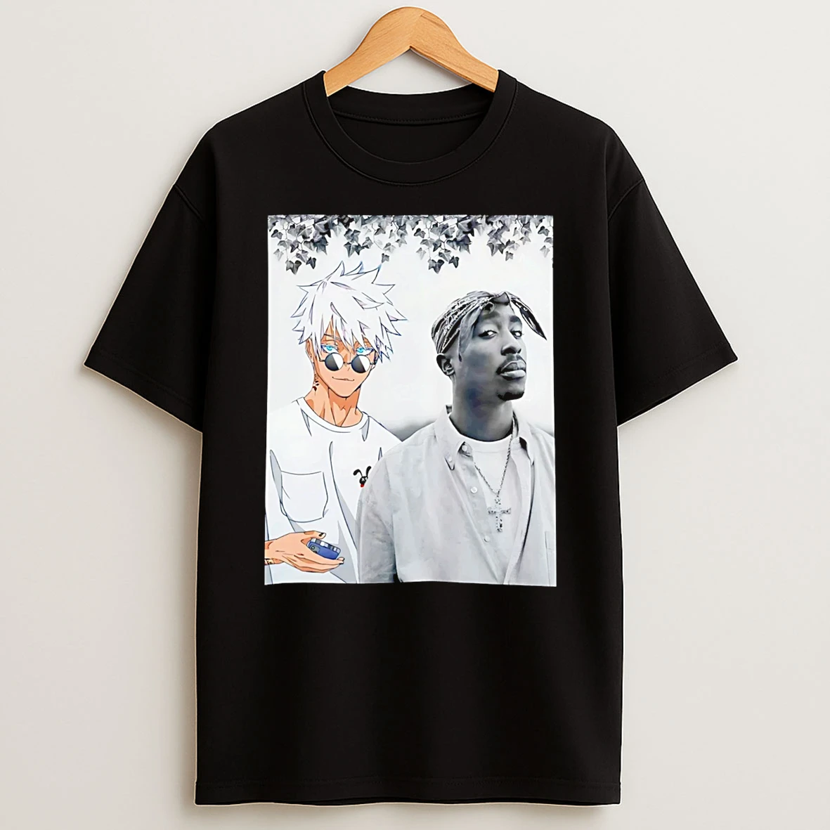 Satoru Gojo And Tupac Shakur Makaveli T Shirt