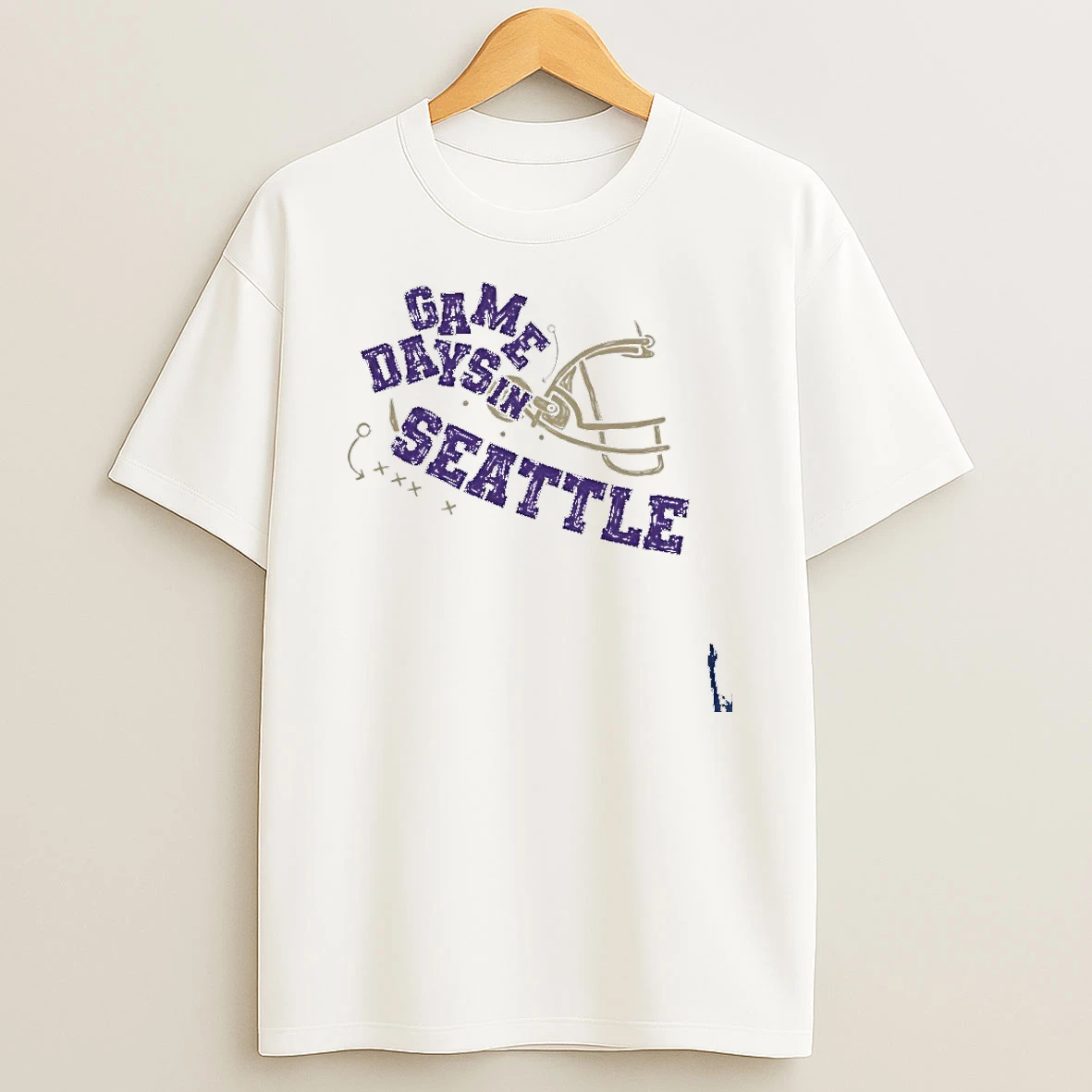 Saturdays In Seattle Football Fan Game Days In Seattle T Shirt