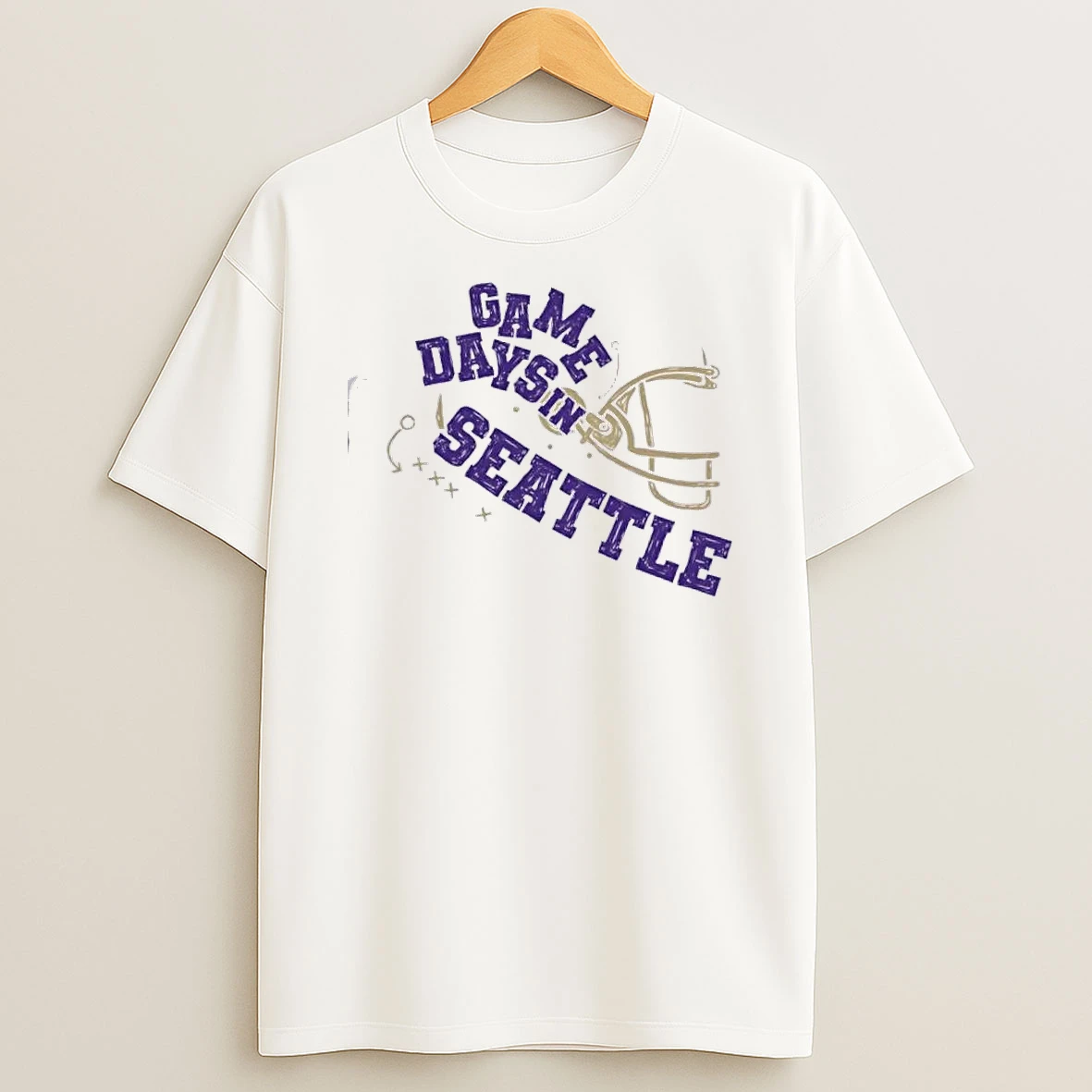 Saturdays In Seattle Seahawks Football Fan Graphic T Shirt