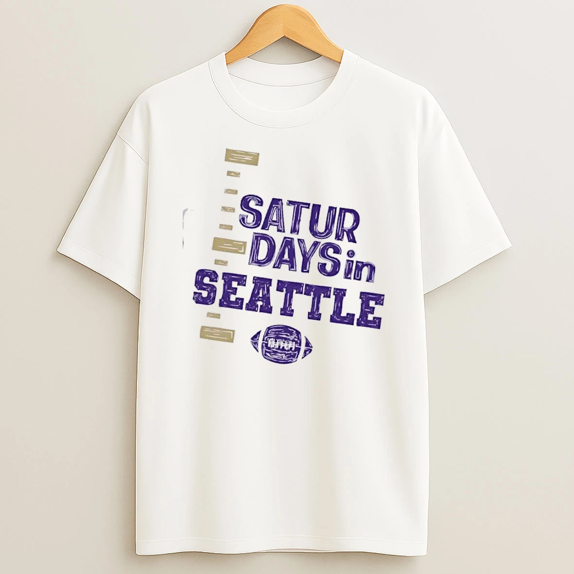Saturdays In Seattle Seahawks Football Fan T Shirt