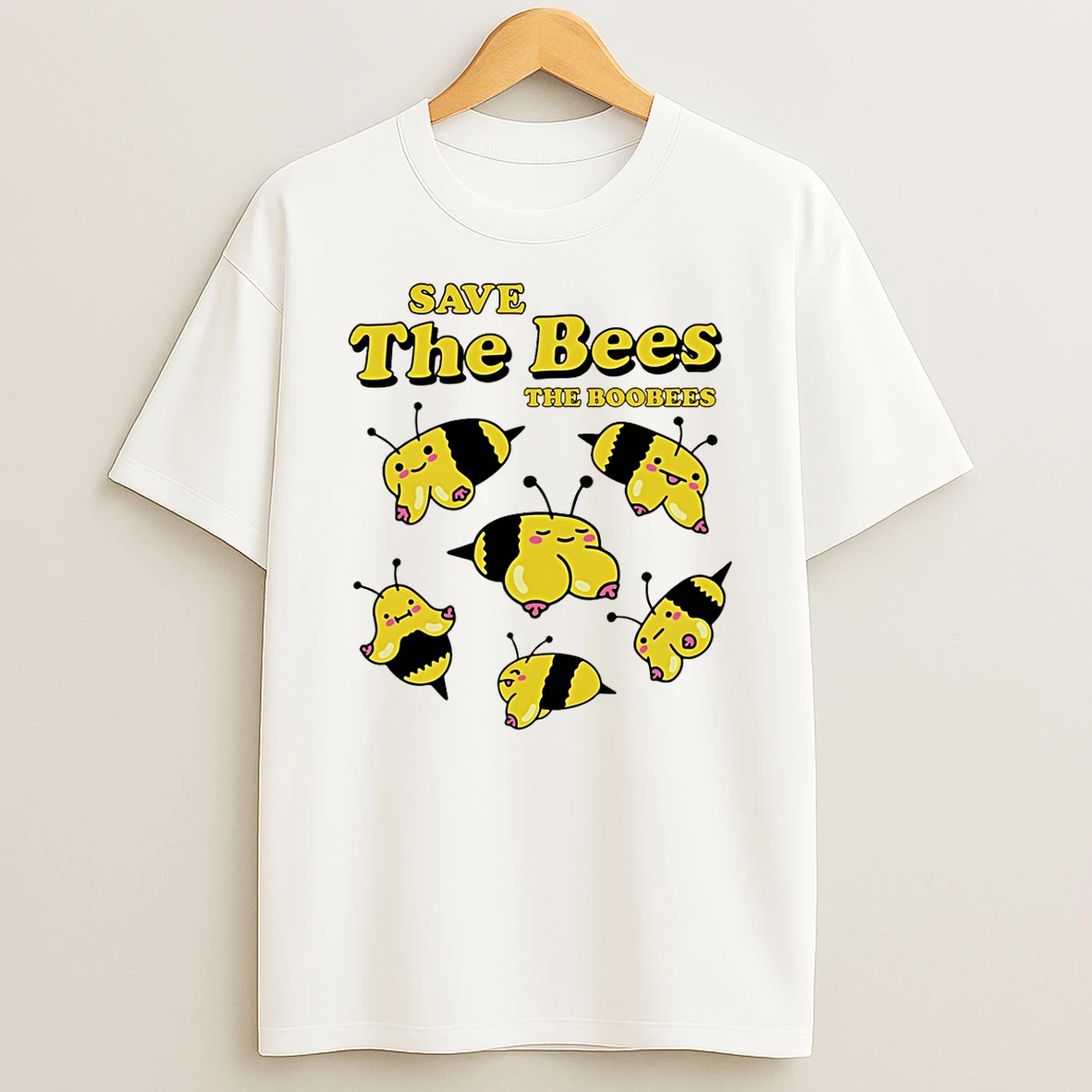 Save The Bees The Boobees Cartoon T Shirt
