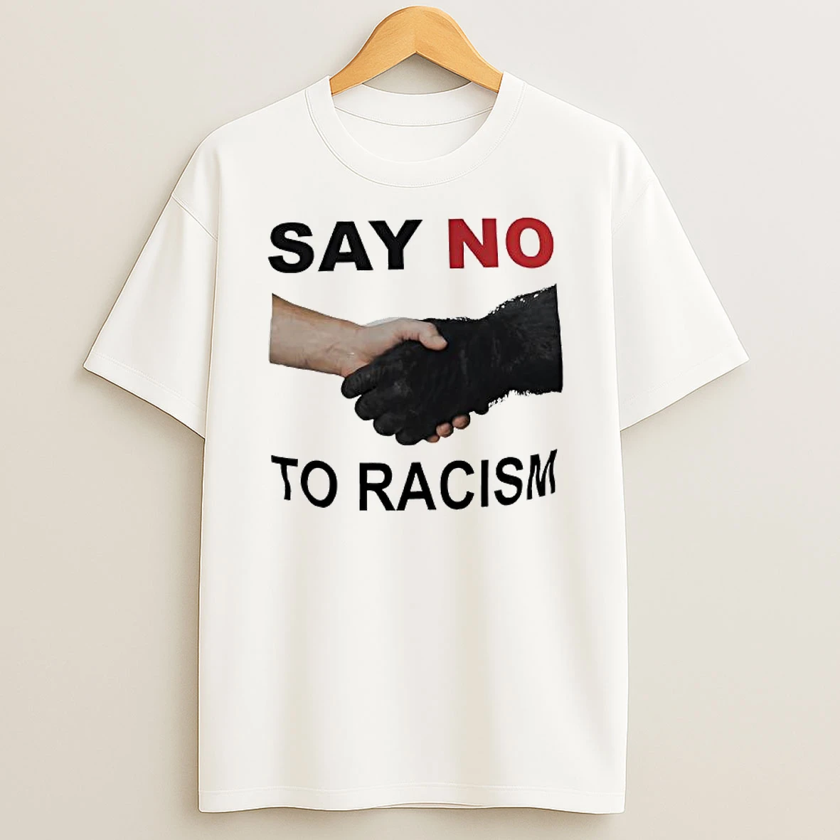 Say No To Racism Graphic T Shirt