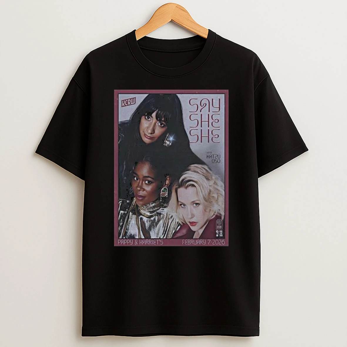 Say She She Pioneertown Ca February 7 2026 Concert T Shirt