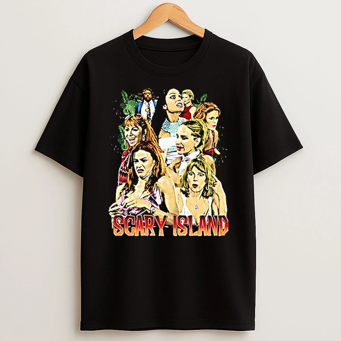 Scary Island Funny T Shirt