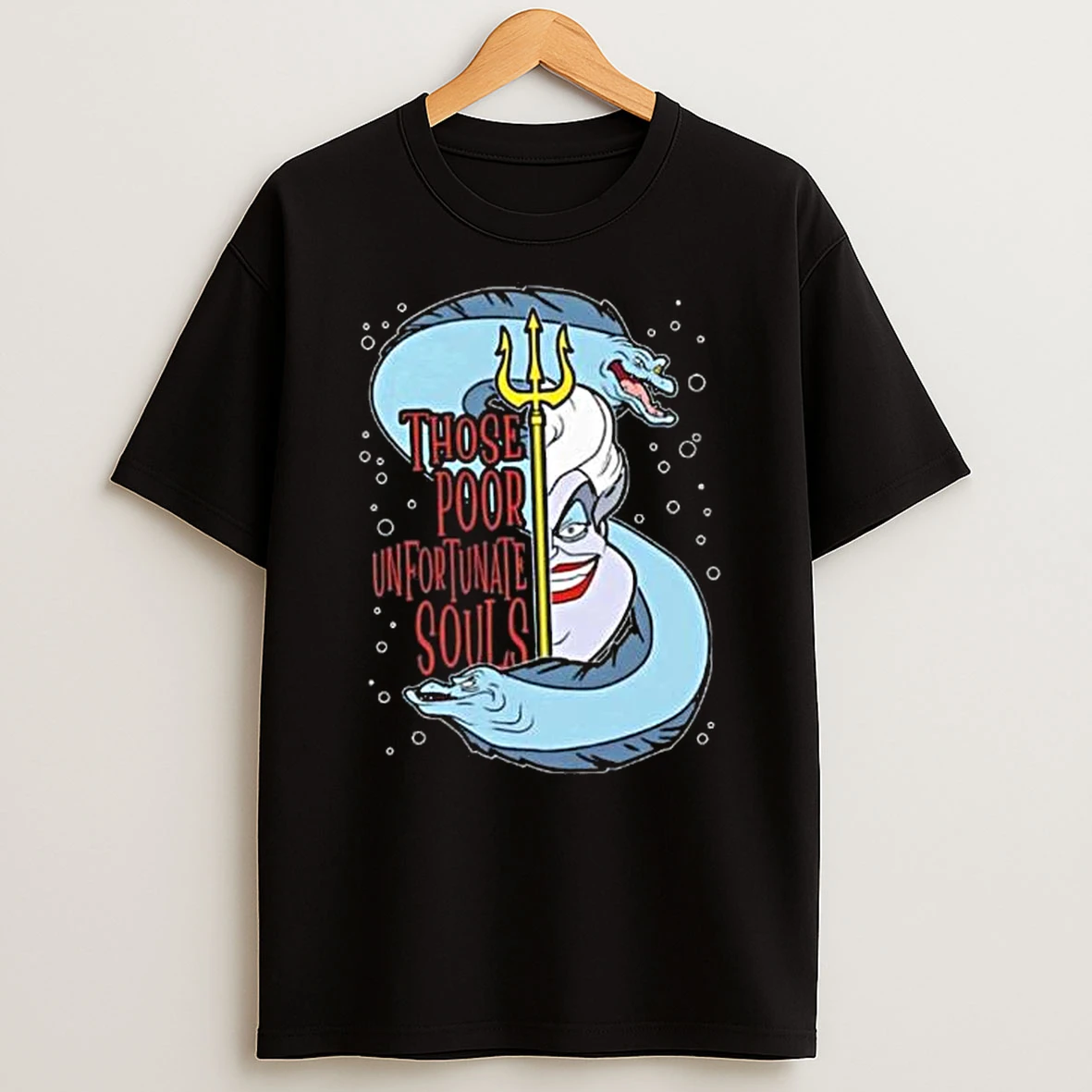 Sea Witch Those Poor Unfortunate Souls The Little Mermaid Cartoon 1989 T Shirt