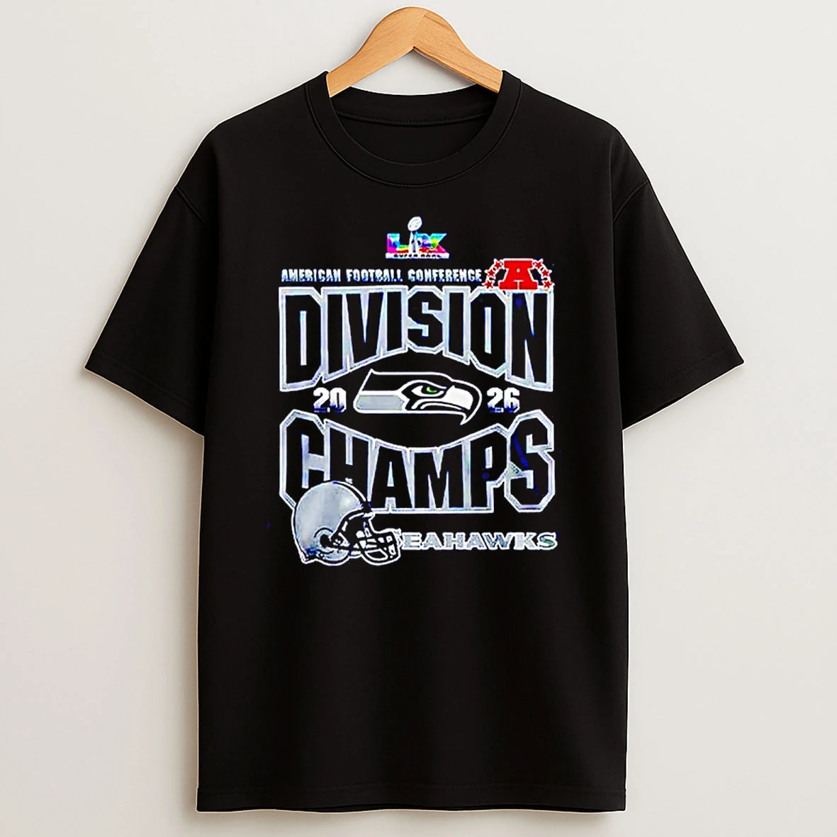 Seahawks Afc Division Champions Locker Room 2026 T Shirt