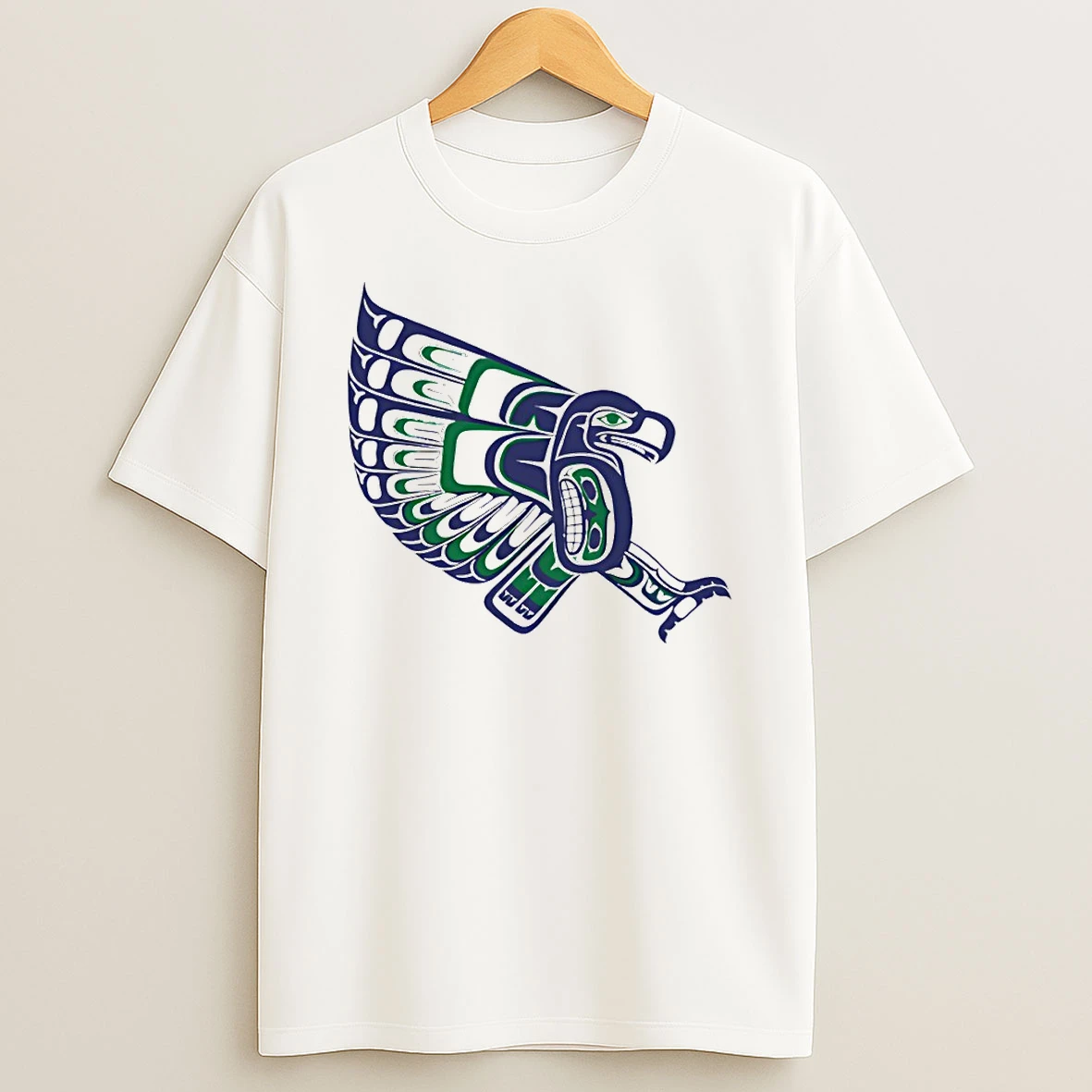 Seattle Football Mascot Retro T Shirt