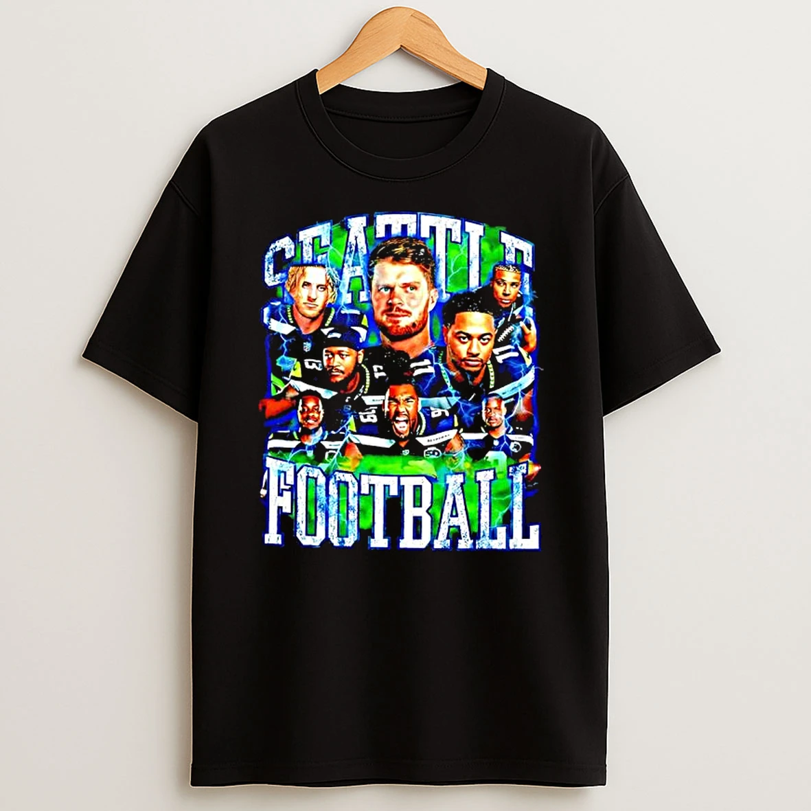 Seattle Football Team Vintage T Shirt