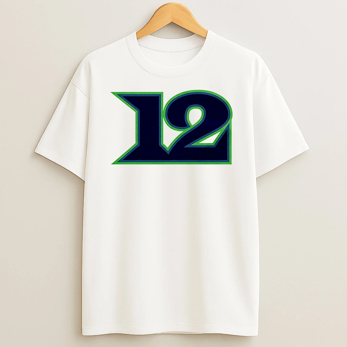 Seattle Seahawks 12 Number T Shirt