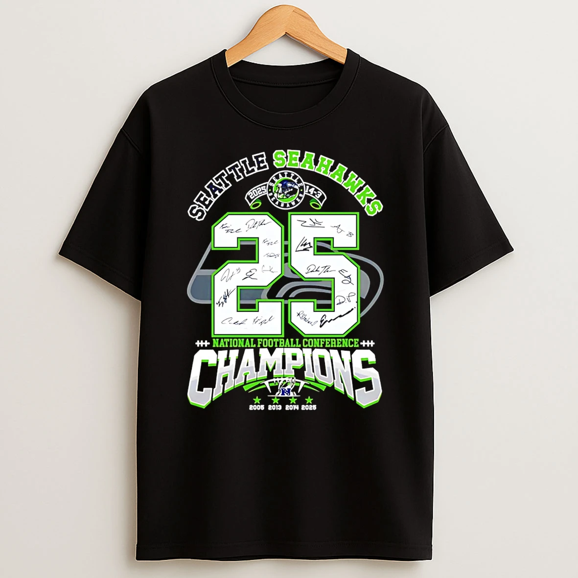 Seattle Seahawks 2025 26 Nfc Champions Classic T Shirt