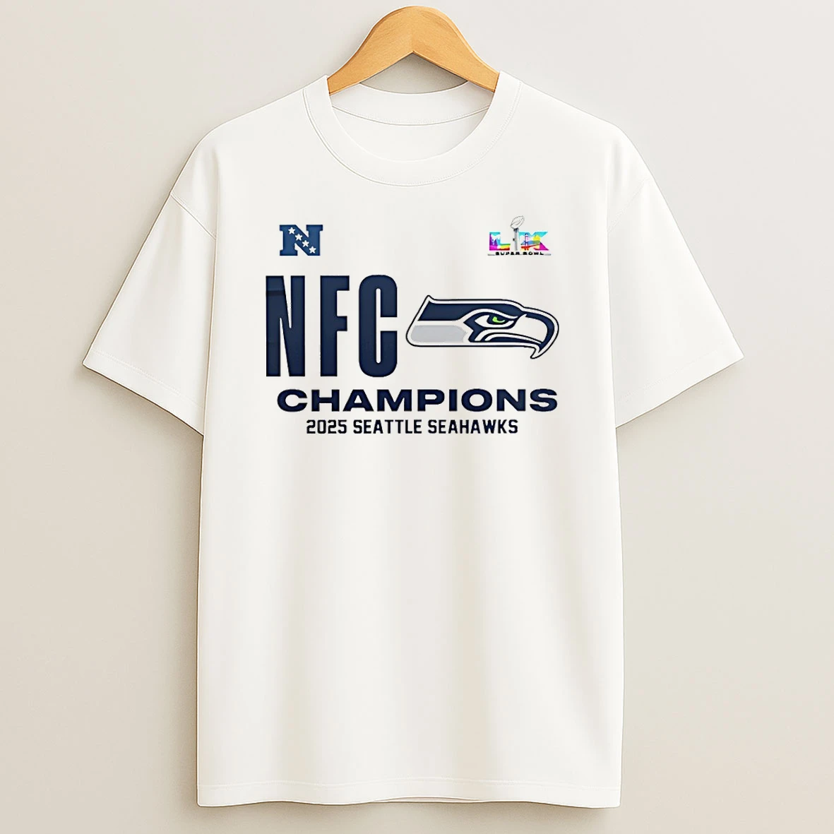 Seattle Seahawks 2025 Nfc Champions Winner Football Playoffs Lix T Shirt