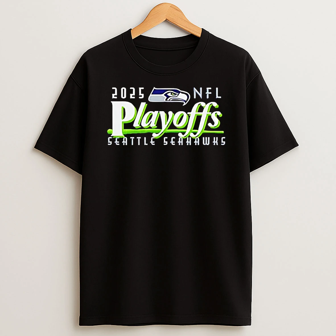 Seattle Seahawks 2025 Nfl Playoffs Logo T Shirt