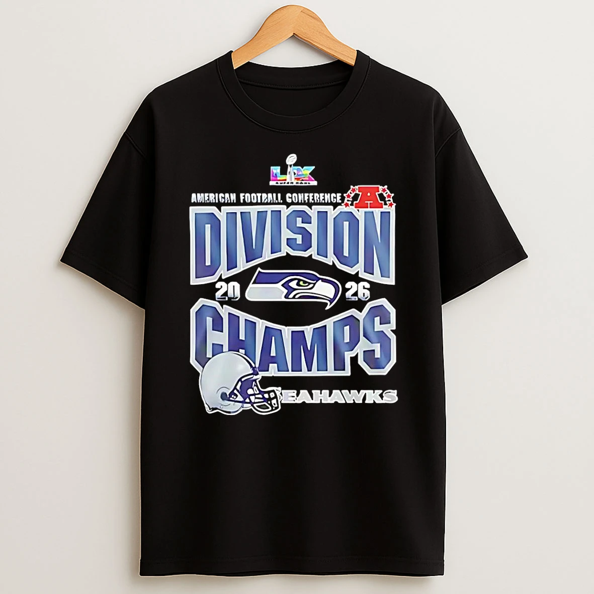 Seattle Seahawks 2026 American Football Conference Division Champions T Shirt