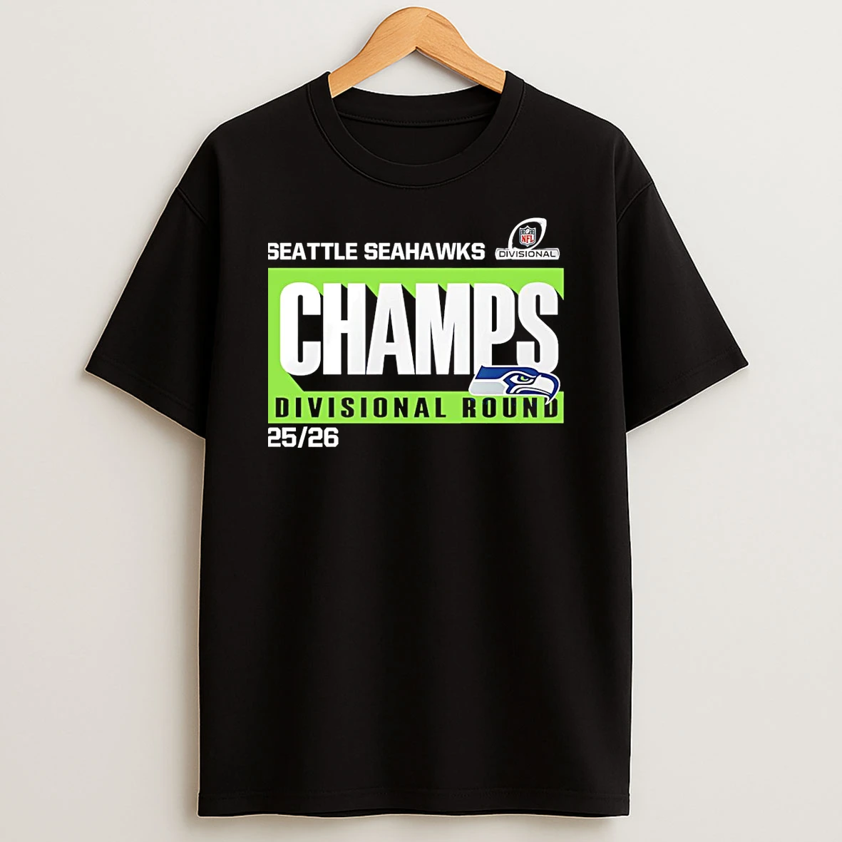 Seattle Seahawks 25 26 Nfc Divisional Round Champions T Shirt