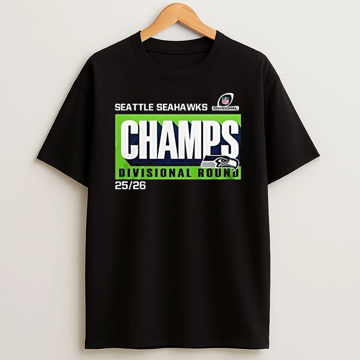 Seattle Seahawks Divisional Round Champions 25 26 T Shirt