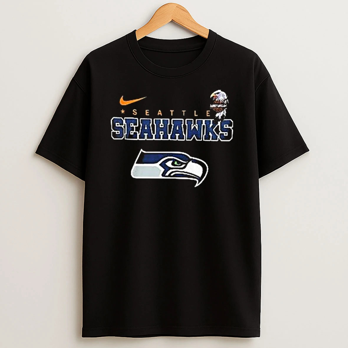 Seattle Seahawks Eagle Harley Davidson T Shirt