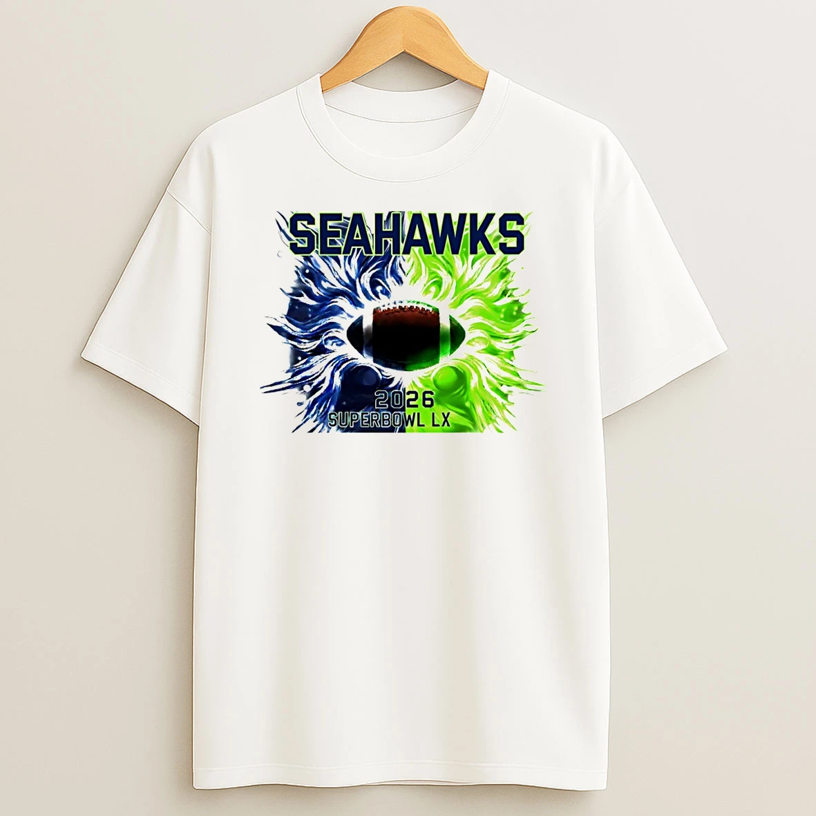 Seattle Seahawks Football Big Game Super Bowl Lx Matchup Final Battle 2026 T Shirt