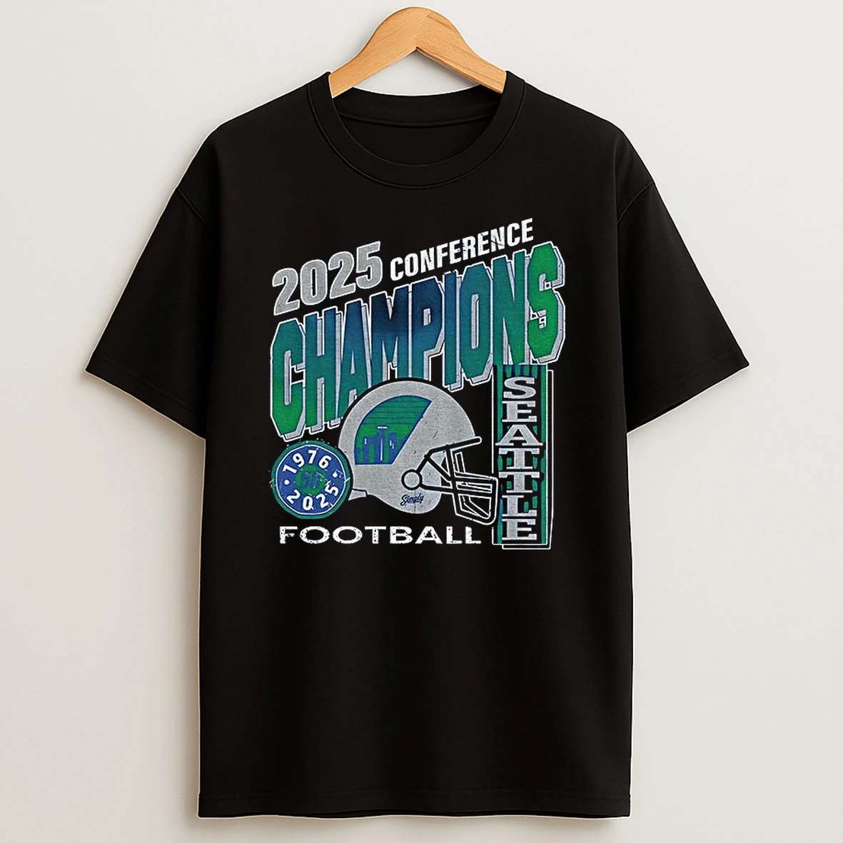 Seattle Seahawks Football Conference Champions 1976 2025 T Shirt