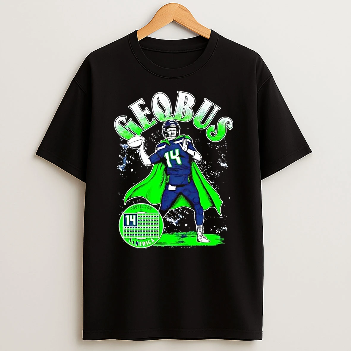 Seattle Seahawks Football Geqbus Cartoon T Shirt