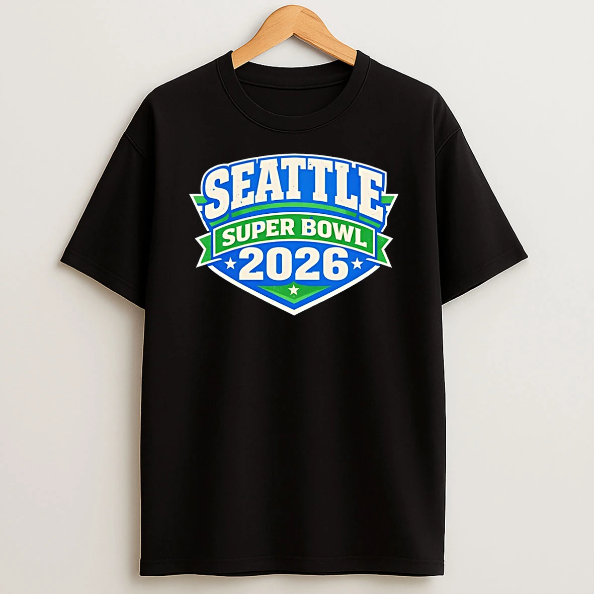 Seattle Seahawks Football Nfl Super Bowl 2026 Logo T Shirt