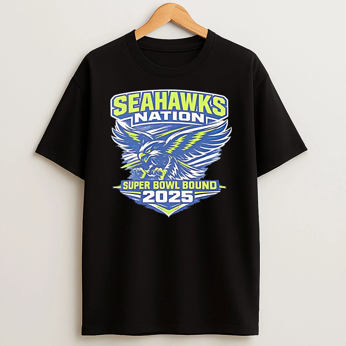 Seattle Seahawks Football Seahawks Nation Super Bowl Bound 2025 Game Day T Shirt