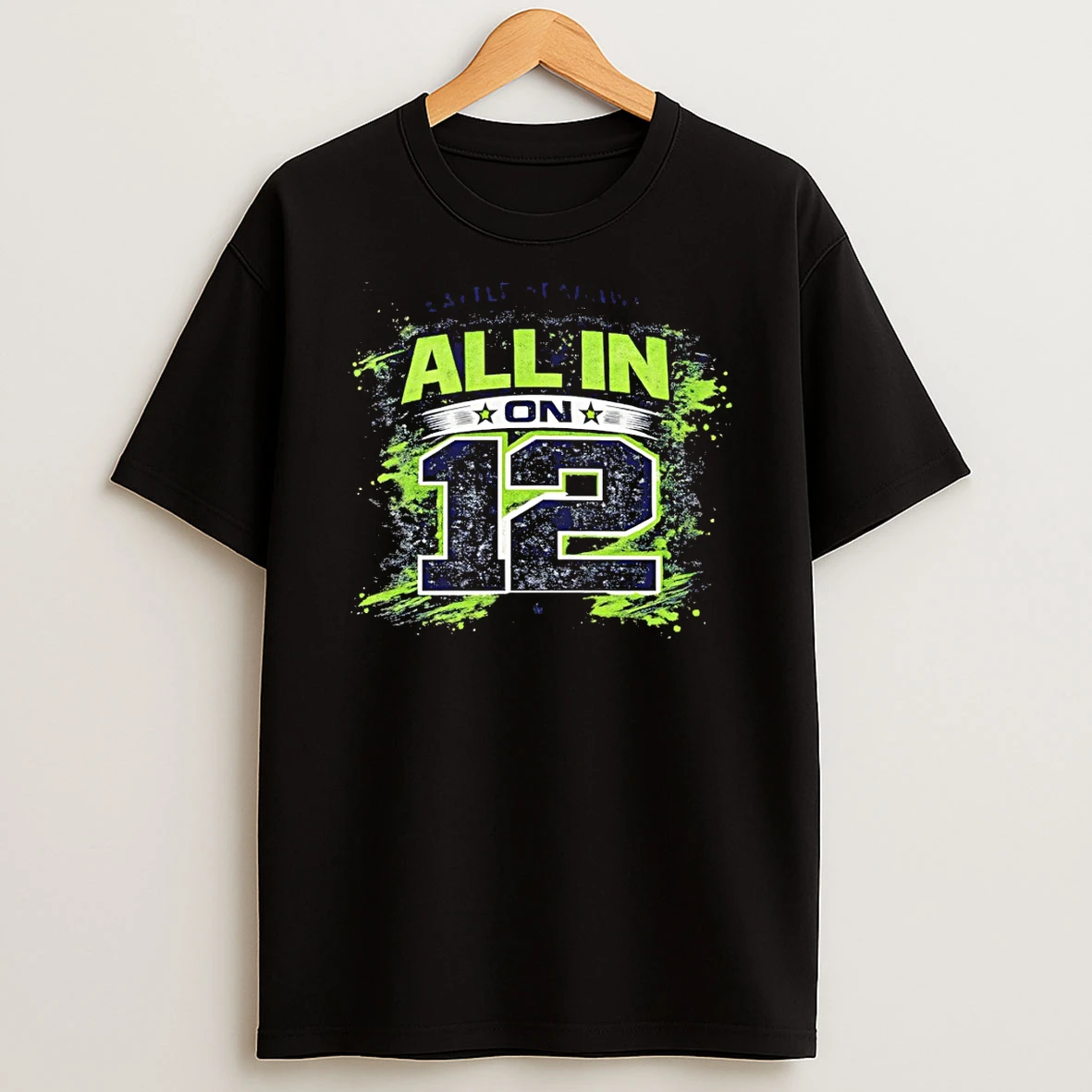 Seattle Seahawks Football All In On 12 Super Bowl Lix Matchup Final Battle T Shirt
