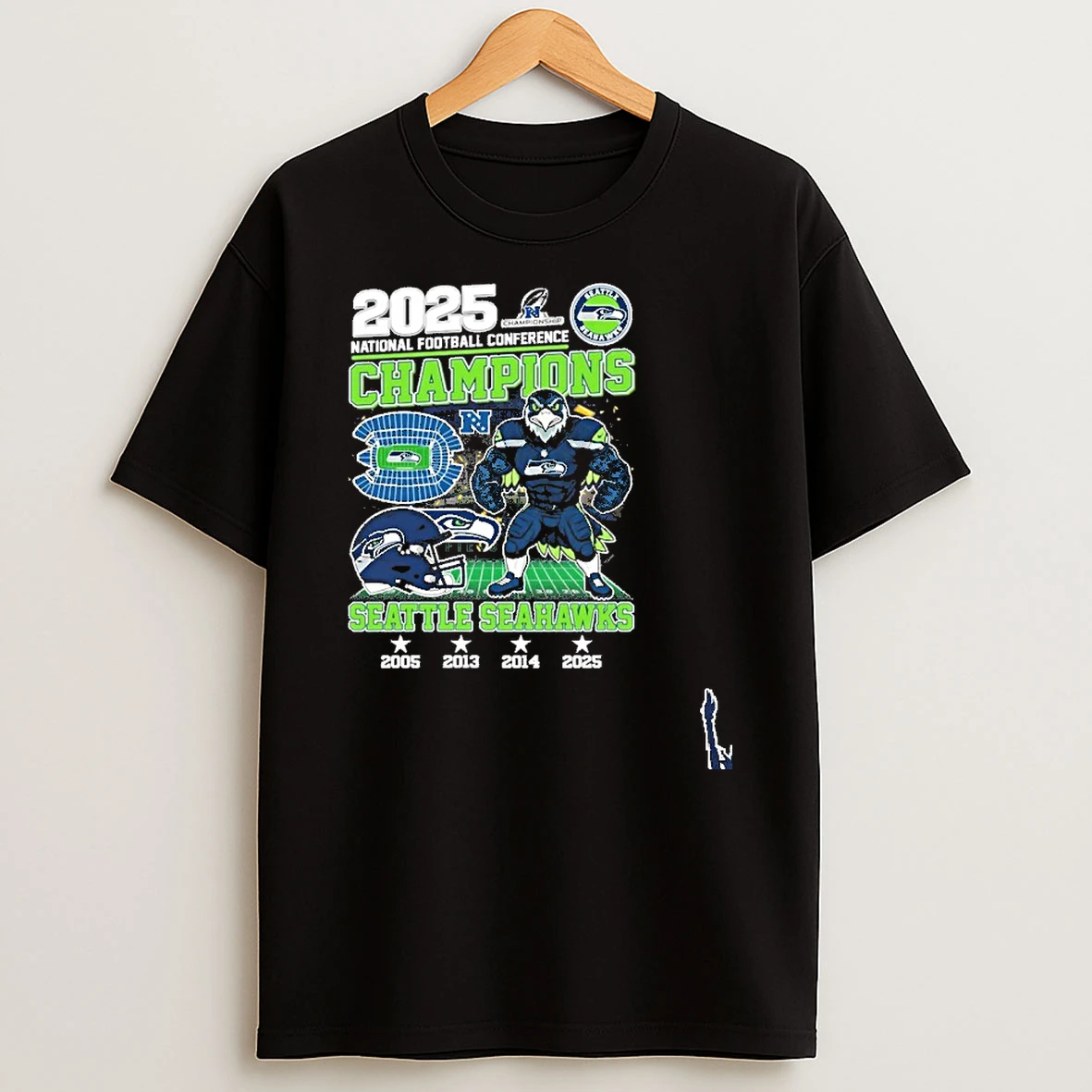 Seattle Seahawks Mascot Nfc Conference Champions T Shirt