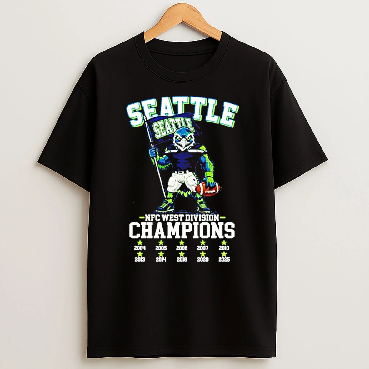 Seattle Seahawks Nfc West Champs 2025 T Shirt