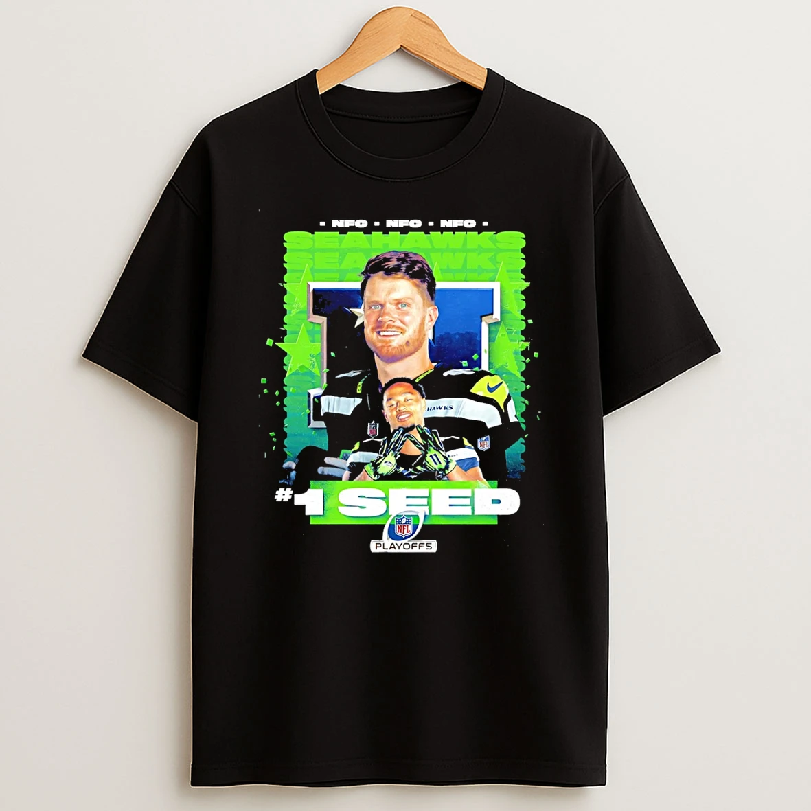 Seattle Seahawks Nfc No 1 Seed Nfl Playoff 2025 T Shirt
