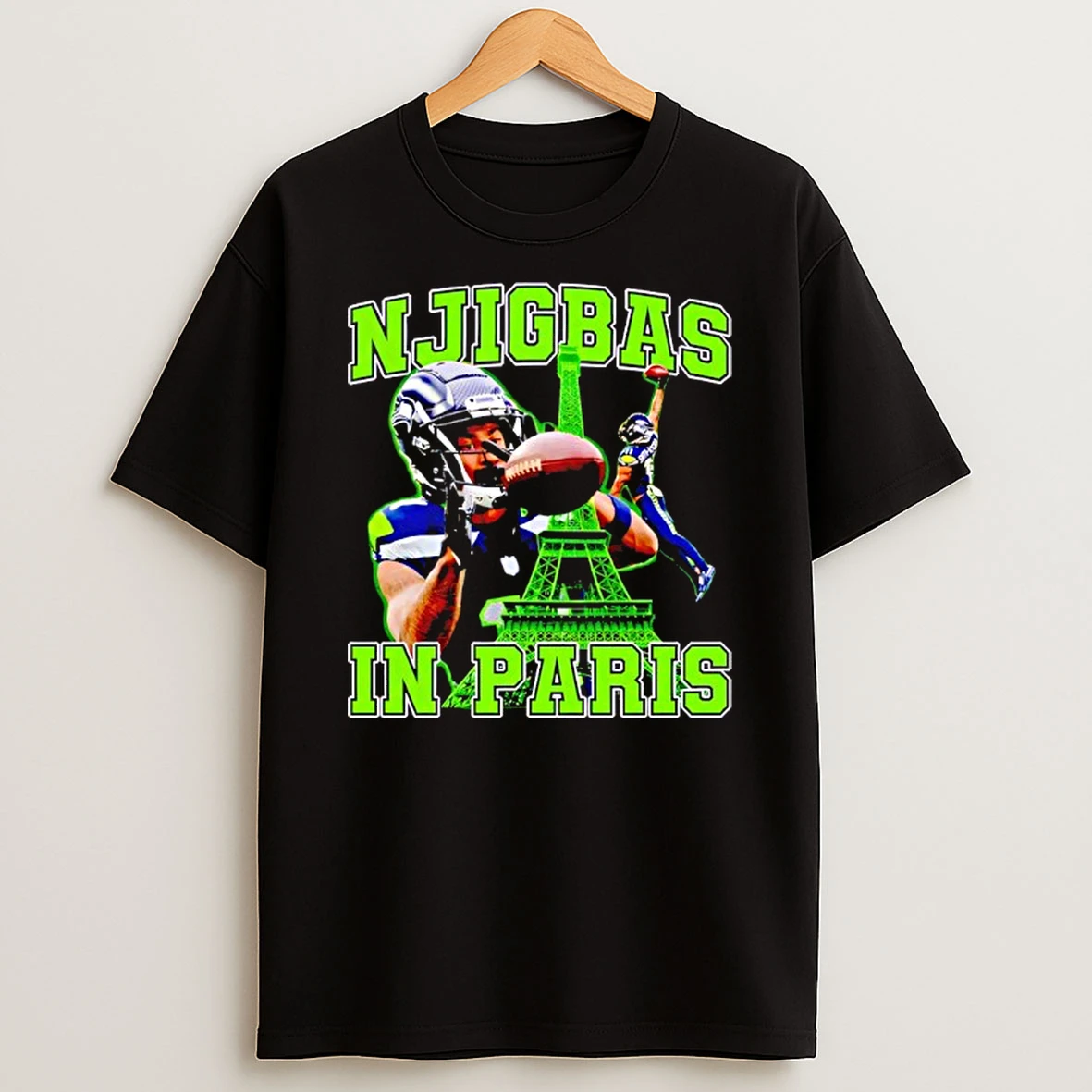 Seattle Seahawks Njigbas In Paris T Shirt
