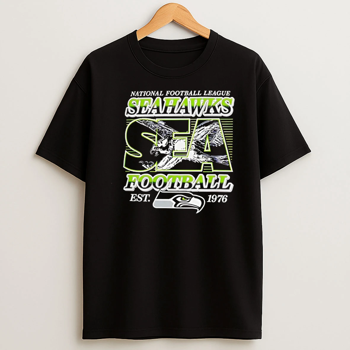 Seattle Seahawks National Football League Sea Football Est 2026 Logo T Shirt