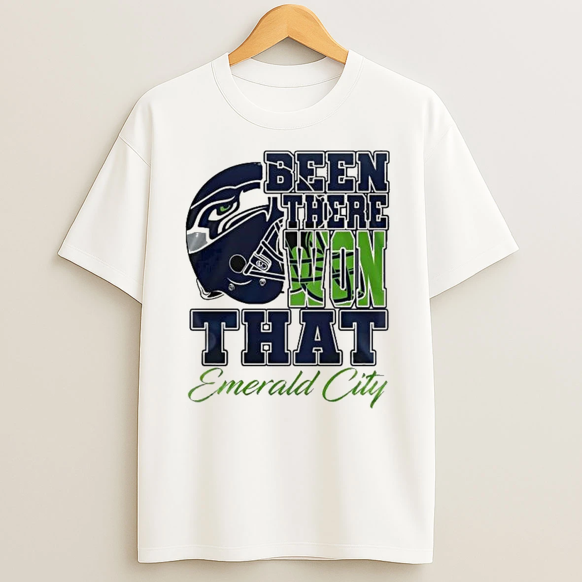 Seattle Seahawks Nfl Nfc West Champions 2026 Been There Won That Emerald City T Shirt