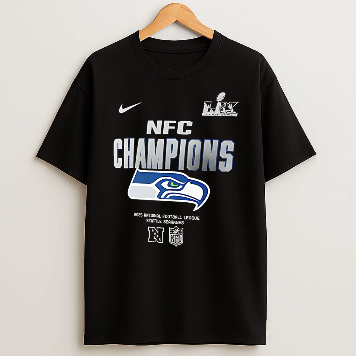 Seattle Seahawks Nike 2025 Nfc Champions Sports T Shirt