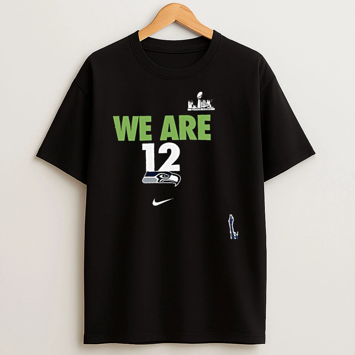 Seattle Seahawks Nike We Are 12 Super Bowl Lx Fast As Fast Gets T Shirt