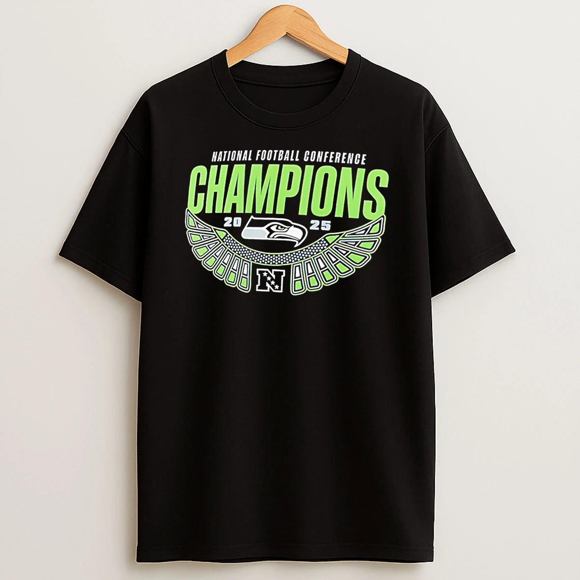 Seattle Seahawks Not Done Yet Nfc Champions 2025 T Shirt