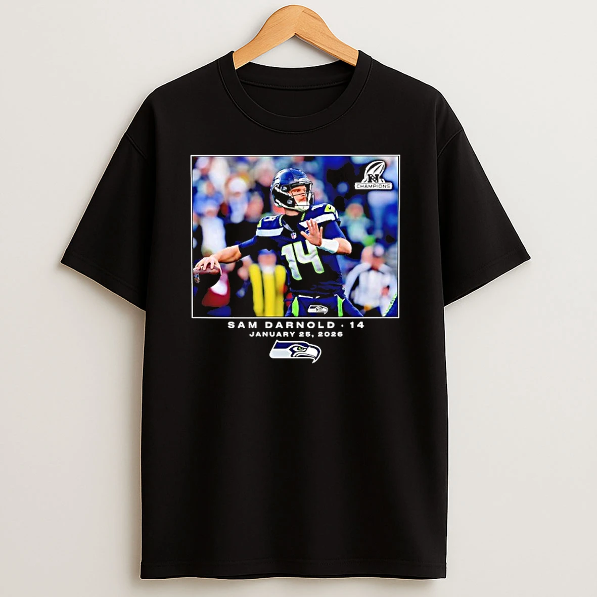 Seattle Seahawks Sam Darnold Nfl Flash Features Week 21 T Shirt