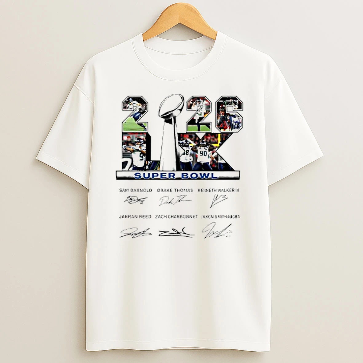 Seattle Seahawks Signature Championship Super Bowl Lx 2026 T Shirt