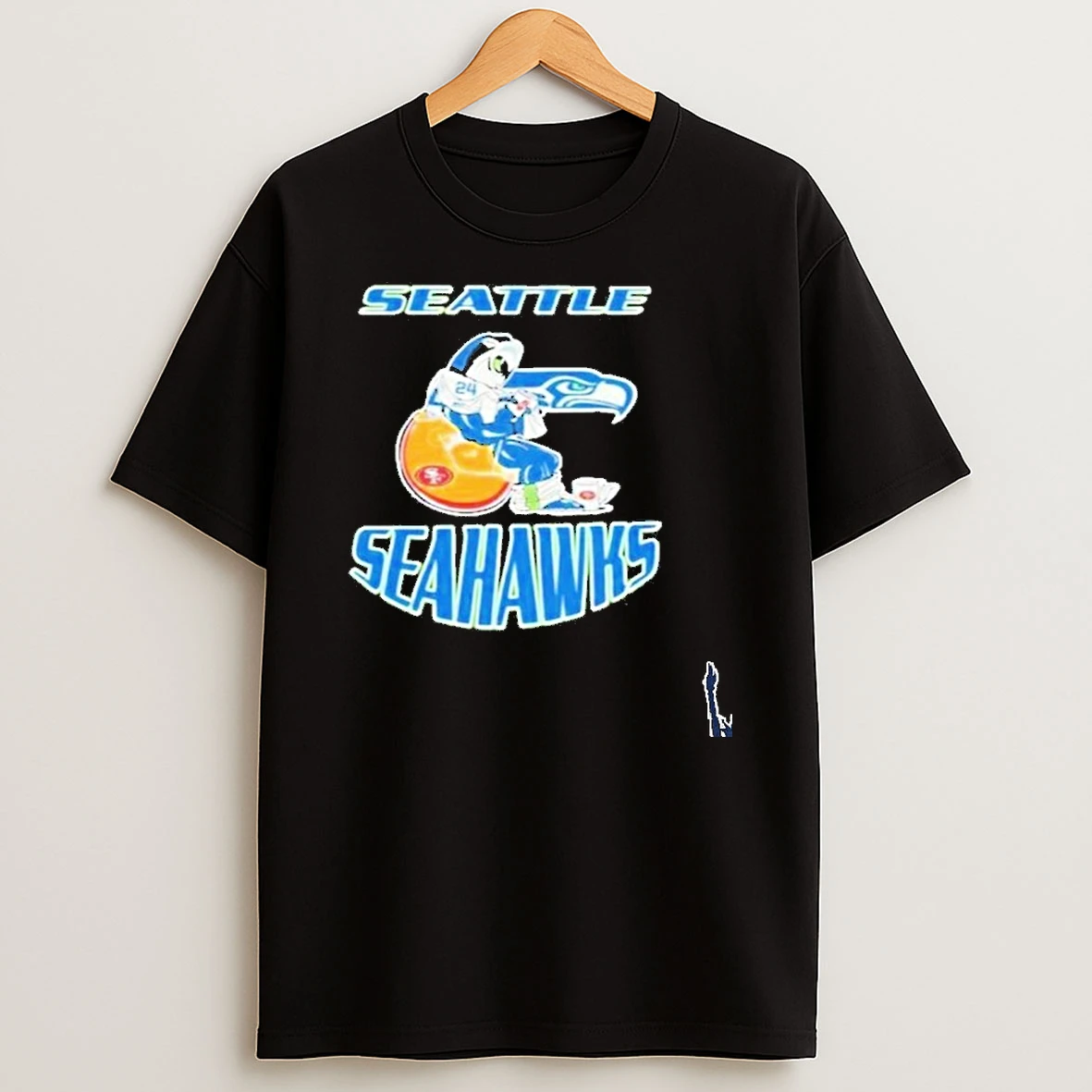 Seattle Seahawks Sitting On Toilet San Francisco 49ers Division Champions 2025 2026 T Shirt